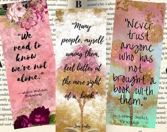 Readers gon read quotes bookmarks