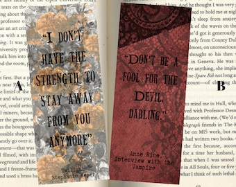 Fictional Vampire Inspired Quotemarks