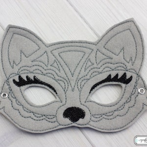 Exotic Wolf  Mask (M270) I Kid&#39;s Mask, Dress-Up, Party Favors, Birthday Party, Halloween Costume, Pretend Play,  Felt Mask