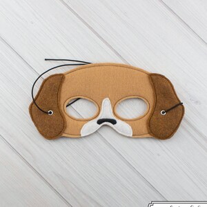 Beagle Dog Mask (MA020) I Kid&#39;s Mask, Adult Mask, Dress-Up, Party Favors, Birthday Party, Halloween Costume, Pretend Play