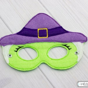 Witch  Mask (M268) I Kid&#39;s Mask, Dress-Up, Party Favors, Birthday Party, Halloween Costume, Pretend Play,  Felt Mask