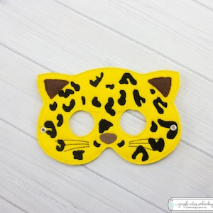 Cheetah  Mask (M189) I Kid&#39;s Mask, Dress-Up, Party Favors, Birthday Party, Halloween Costume, Pretend Play,  Felt Mask