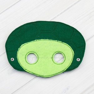 Tortoise  Mask (M135) I Kid&#39;s Mask, Dress-Up, Party Favors, Birthday Party, Halloween Costume, Pretend Play,  Felt Mask