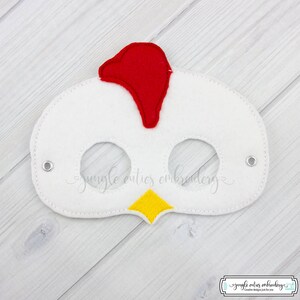 Chicken  Mask (M172) I Kid&#39;s Mask, Dress-Up, Party Favors, Birthday Party, Halloween Costume, Pretend Play,  Felt Mask
