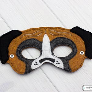 Máscara de Boxeador (M262) I Máscara para Niños, Disfraz, Recuerdos de Fiesta, Fiesta de Cumpleaños, Disfraz de Halloween, Juego de Simulación, Máscara de Fieltro