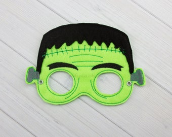 Frankenstein  Mask (M205) I Kid's Mask, Dress-Up, Party Favors, Birthday Party, Halloween Costume, Pretend Play,  Felt Mask