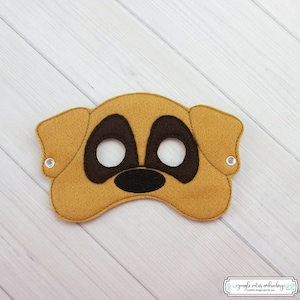 Dog  Mask (M196) I Kid&#39;s Mask, Dress-Up, Party Favors, Birthday Party, Halloween Costume, Pretend Play,  Felt Mask