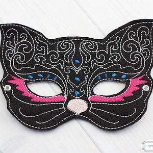 Exotic Cat  Mask (M279) I Kid&#39;s Mask, Dress-Up, Party Favors, Birthday Party, Halloween Costume, Pretend Play,  Felt Mask