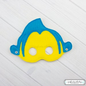Fish  Mask (M030)  I Toddler Mask, Dress-Up, Party Favors, Birthday Party, Halloween Costume, Pretend Play,  Felt Mask