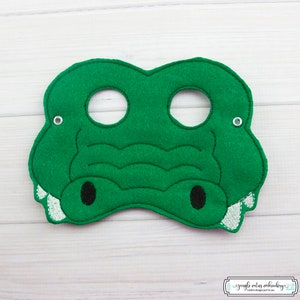Alligator  Mask (M245) I Kid&#39;s Mask, Dress-Up, Party Favors, Birthday Party, Halloween Costume, Pretend Play,  Felt Mask