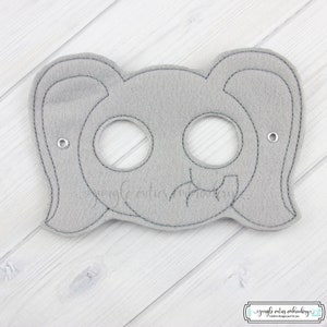 Elephant  Mask (M171) I Kid&#39;s Mask, Dress-Up, Party Favors, Birthday Party, Halloween Costume, Pretend Play,  Felt Mask