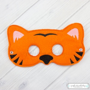 Tiger  Mask (M150) I Kid&#39;s Mask, Dress-Up, Party Favors, Birthday Party, Halloween Costume, Pretend Play,  Felt Mask