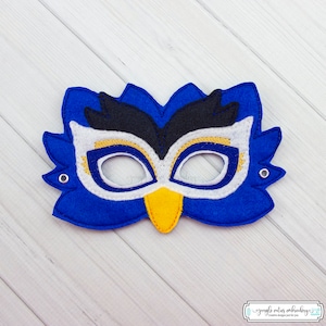 Peacock  Mask (M249) I Kid&#39;s Mask, Dress-Up, Party Favors, Birthday Party, Halloween Costume, Pretend Play,  Felt Mask
