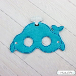 Whale  Mask (M216) I Kid&#39;s Mask, Dress-Up, Party Favors, Birthday Party, Halloween Costume, Pretend Play,  Felt Mask