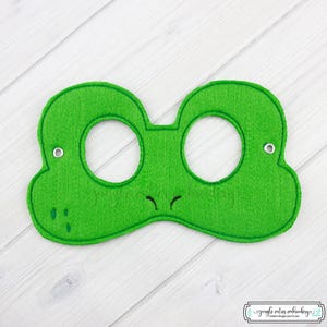 Frog  Mask (M162) I Kid's Mask, Dress-Up, Party Favors, Birthday Party, Halloween Costume, Pretend Play,  Felt Mask