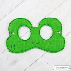 Frog  Mask (M162) I Kid&#39;s Mask, Dress-Up, Party Favors, Birthday Party, Halloween Costume, Pretend Play,  Felt Mask