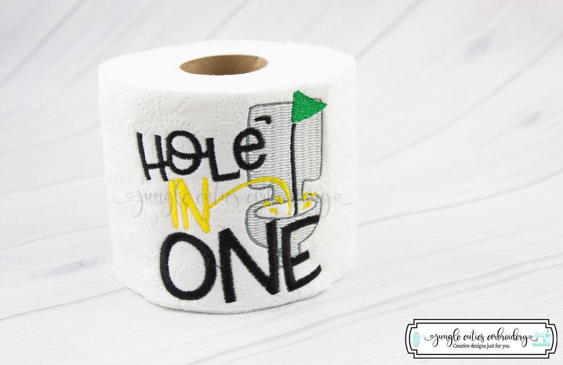 Hole in One Toilet Paper TP009 I Unique Gift Toilet Paper Etsy