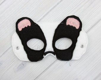 Honey Badger  Mask (M173) I Kid's Mask, Dress-Up, Party Favors, Birthday Party, Halloween Costume, Pretend Play,  Felt Mask