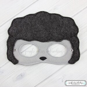 Poodle  Mask (M168) I Kid&#39;s Mask, Dress-Up, Party Favors, Birthday Party, Halloween Costume, Pretend Play,  Felt Mask