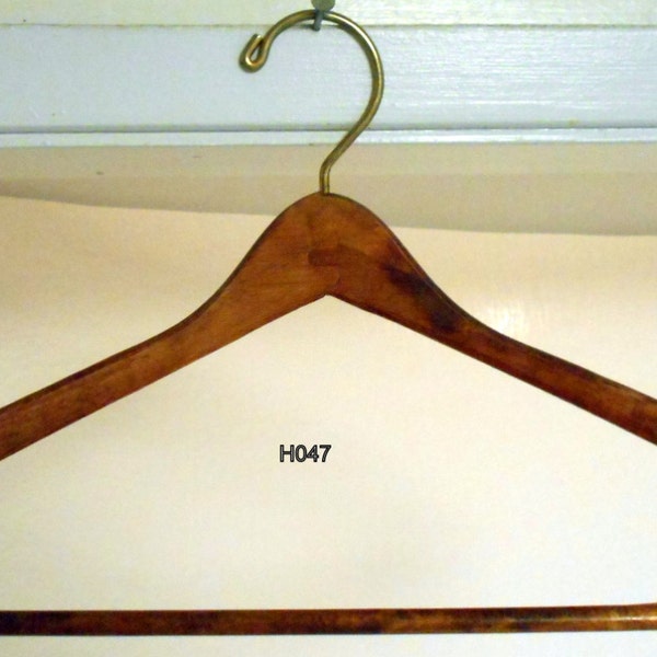 Suspensión de percha pantalón deber Setwell madera juego pesado Vintage falda de madera perchas madera organizador de clóset # H047