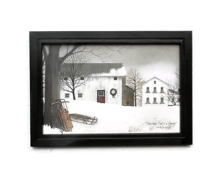 Christmas Art Billy Jacobs Christmas Time's a Coming Etsy