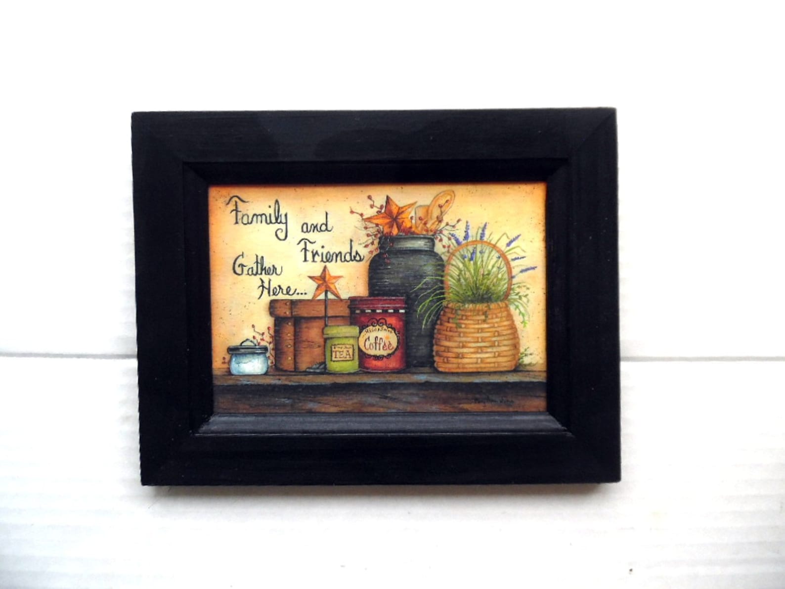 Friends and Family Gather Here Mary Ann June Art Print Etsy
