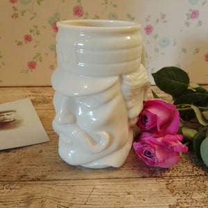 Vintage Avon Milk Glass Mug: Casey at the Bat, Mudville Baseball