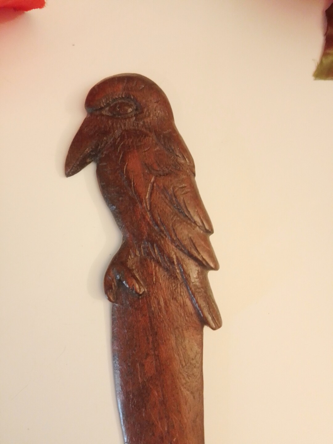 Vintage Wooden Letter Opener Kookaburra Letter Opener Office Etsy