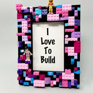 Children's Construction Block Photo Frame - Etsy