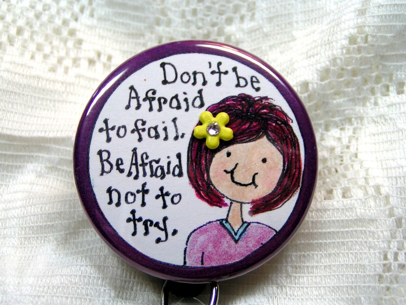 Deep Purple Id Badge Holder for Etsy