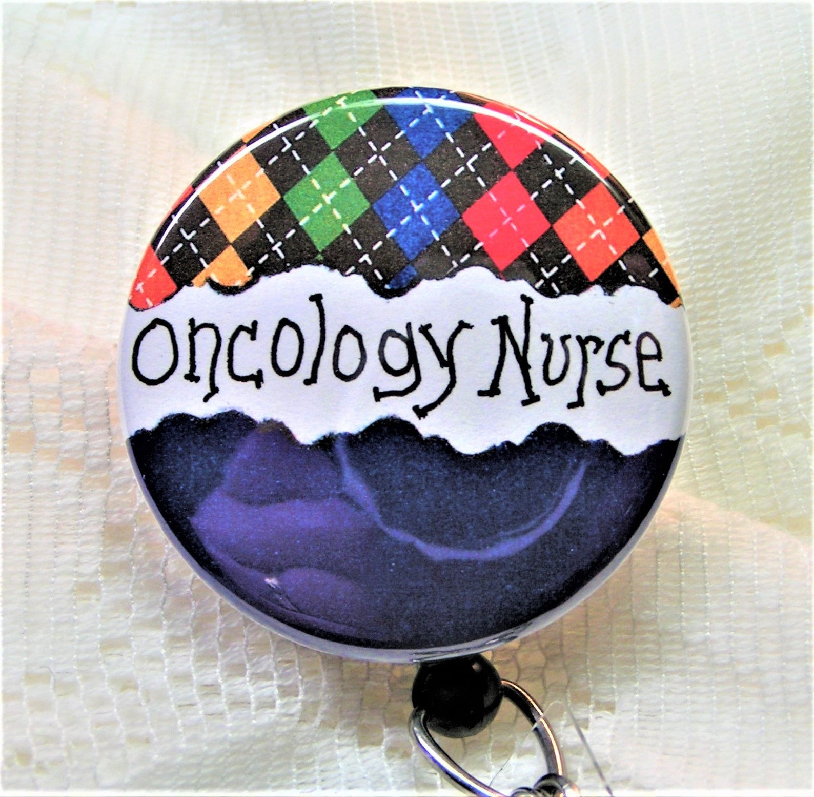 Choice of 3 Oncology Nurse Id Badge Holdersbadge Reels for Etsy