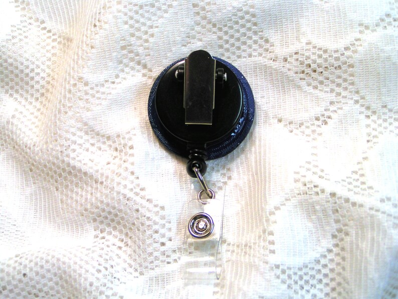 CNA badge holder in pink-gift for blonde CNA-retractable id badge reel for woman CNA-pink name badge holder for nurses aide