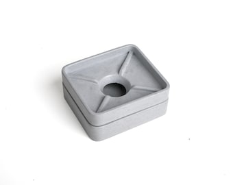 Concrete Soap Dish - Light Gray