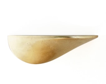 Wall shelf large gold