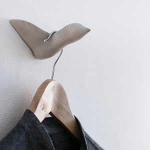 Wall hooks concrete gray 3pcs image 10