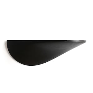 Wall Shelf Concrete Black Large