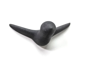 Black Concrete birds - wall decoration,