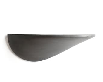 Wall shelf concrete grey large