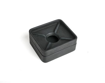 Concrete Soap Dish - Schwarz