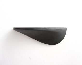 Concrete Wall Shelf Black Small