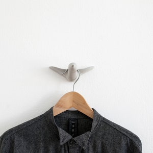 Wall hooks concrete gray 3pcs image 7