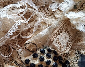 Old/Antique Lace Pieces Grab bag