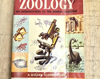 Libro de zoología de 1958: Guía científica de oro, biología animal de mediados de siglo