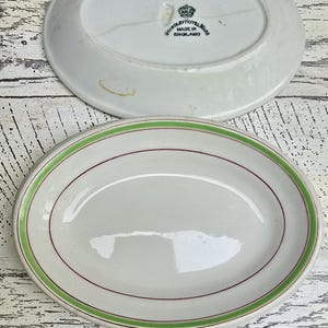 Vintage Grindley Hotel Ware Oval Dish: English Ironstone Serving Bowl
