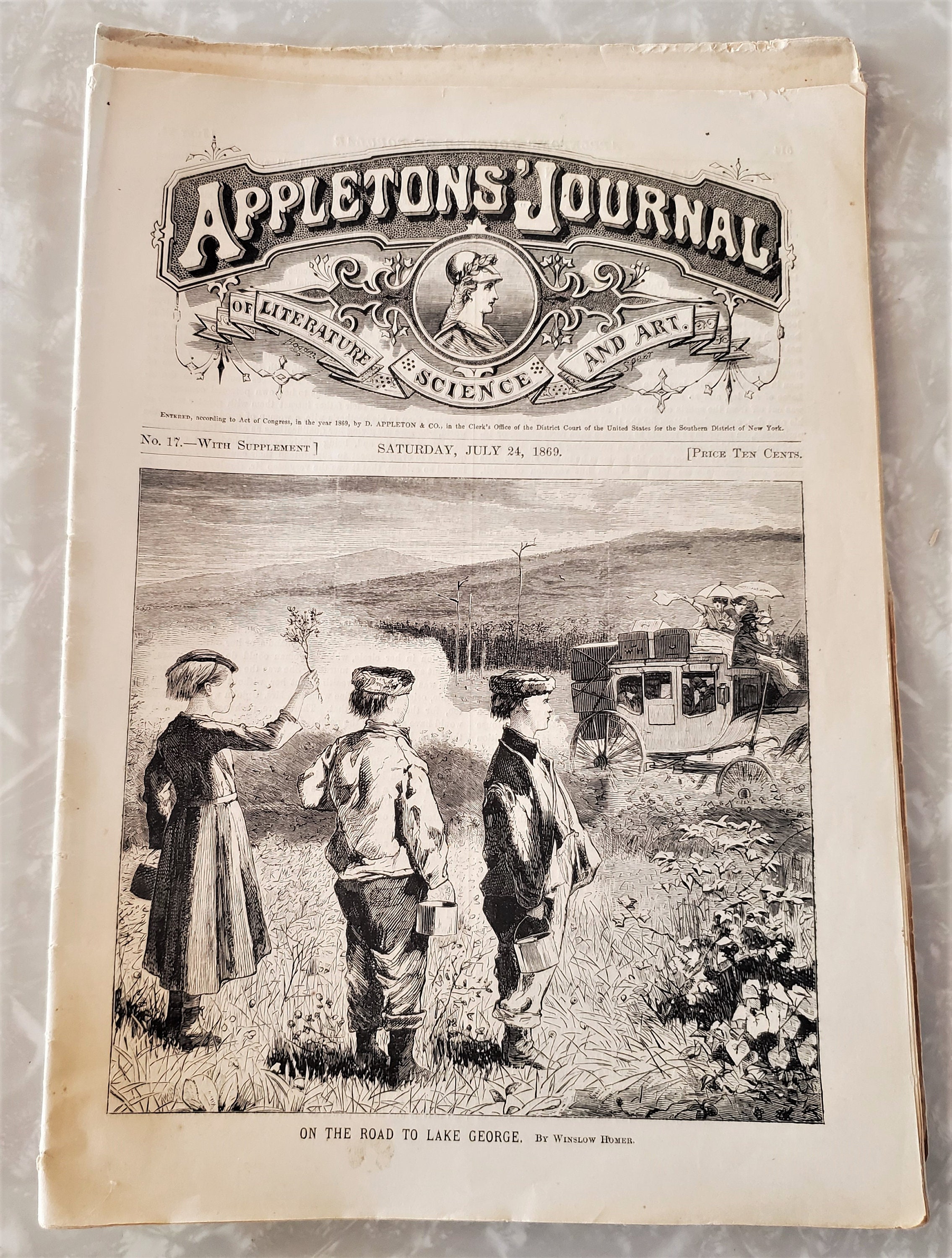 Three Issues Appletons' Journal of Literature Science Art Etsy UK