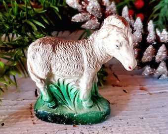 Vintage Nativity Chalkware Donkey