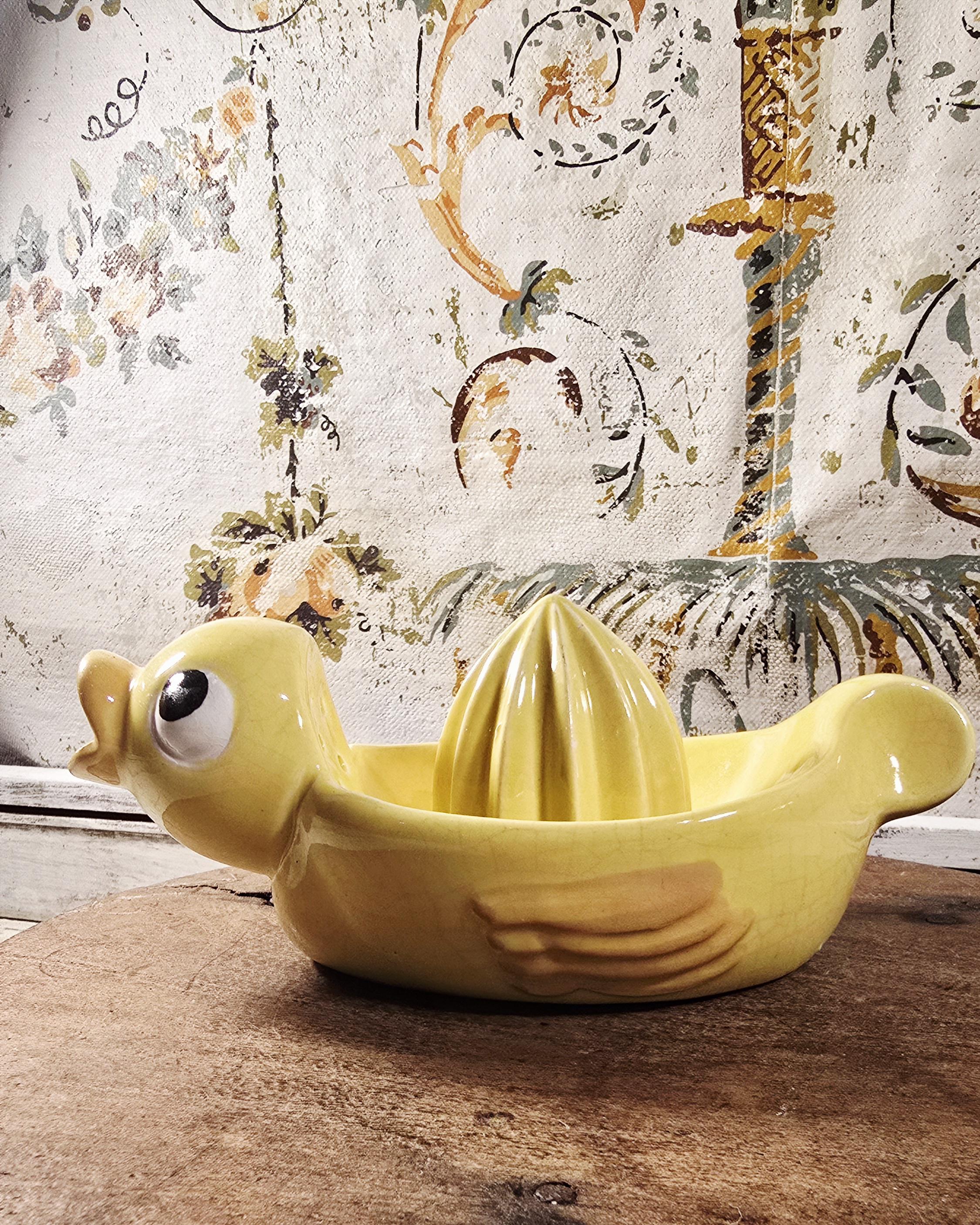Vintage Ceramic Lemon Juicer - Etsy