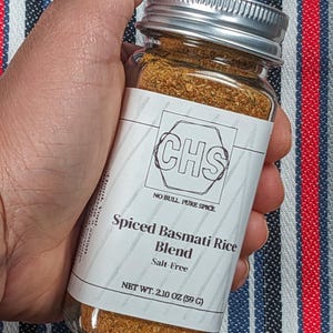 Spiced Basmati Rice  Salt-Free Seasoning Blend
