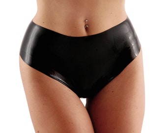 Latex High Leg Panties - Bikini Panty w/ High Cut Legs - FREE USA SHIPPING - 182