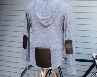 Cycling Hoodie 01 (Light Gray), Cyclist  Clothing, Bike Long Sleeve Tee
